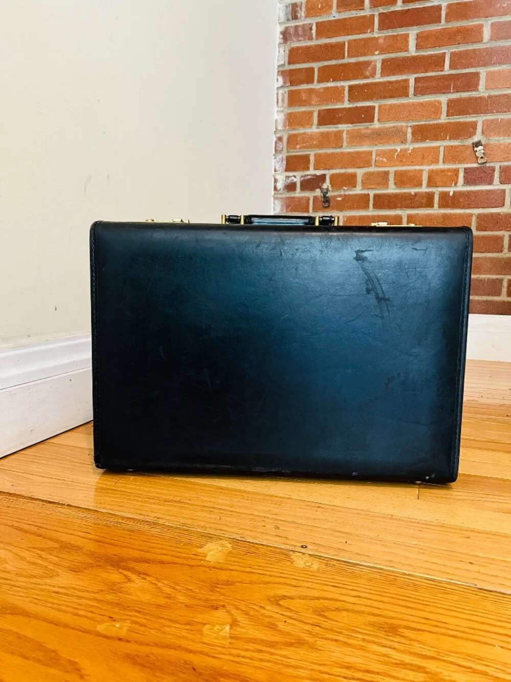 Coach black leather